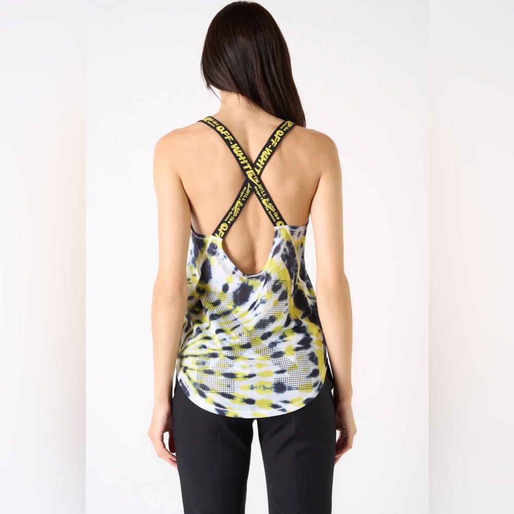 Off White Collab with Nike Tie Dye Tank Size Large - Picture 3 of 5